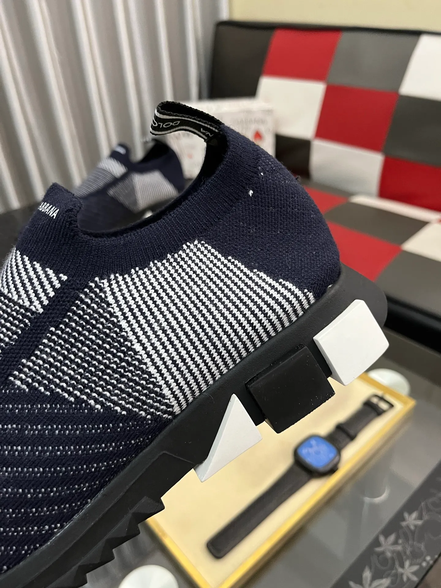 Men's men's shoes💰340⌚️⌚️【DG～】men's casual shoes 2022z cabinet simultaneous sale 🔶🔷🔜The upper is made of cowhide spliced fabric ➕Mesh lining, which is comfortable and breathable. The sole is: the original comfortable and wear-resistant outsole, ⚠️The real thing📱Photographed🎬The real thing is better📢📢📢Size: 35-46